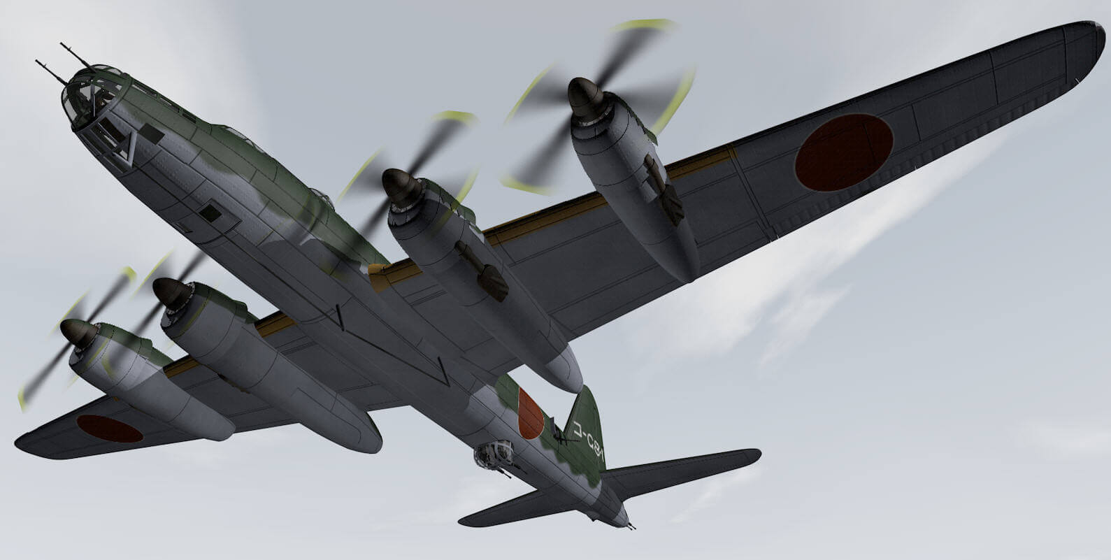 Nakajima G8N1 Renzan Rita 3D Model By ChipBassChaos