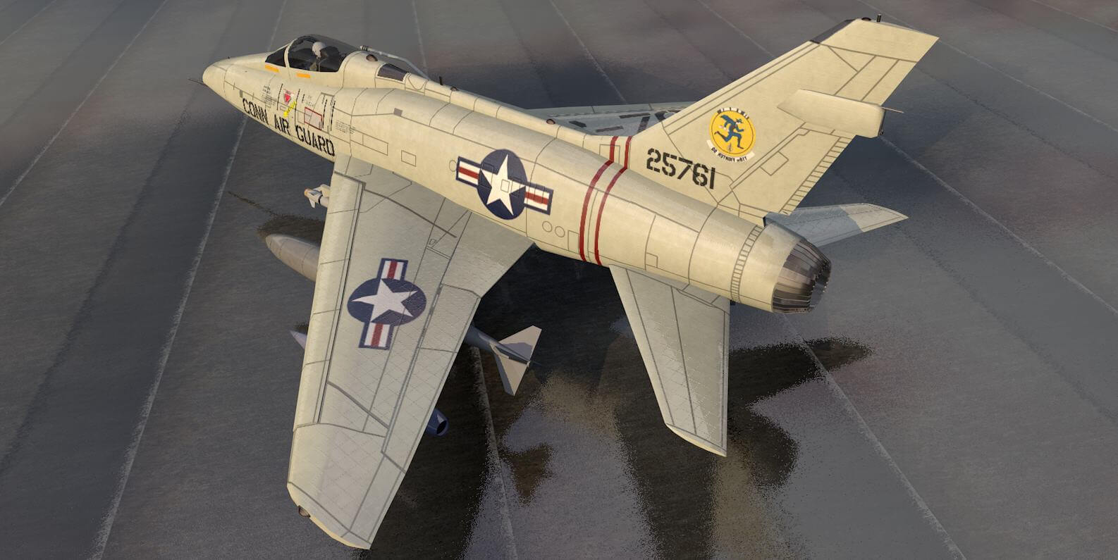 North American F-100D Super Sabre 3D Model by ChipBassChaos
