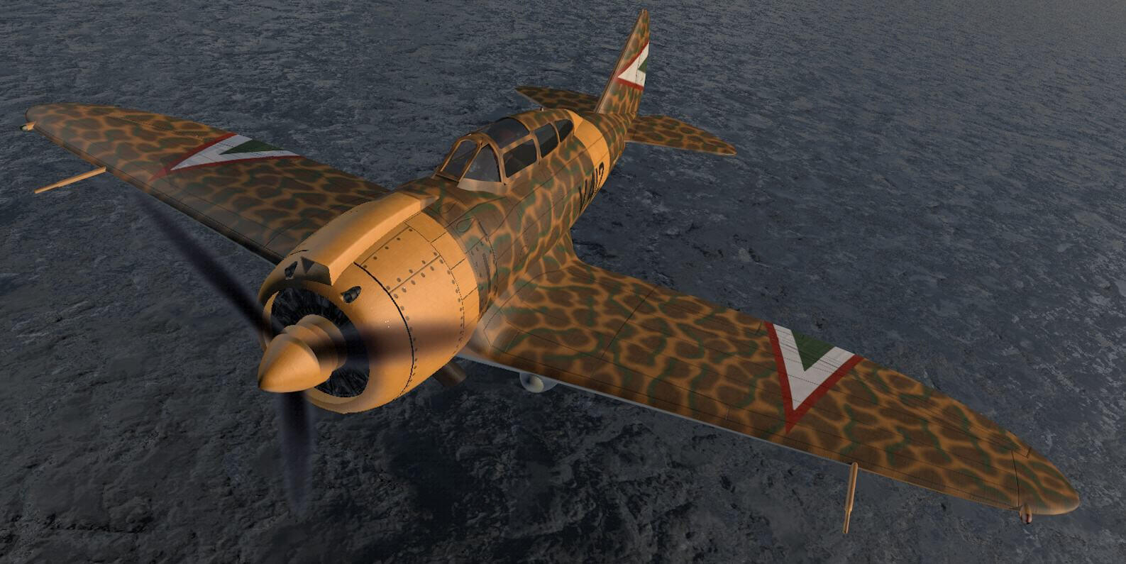 Reggiane Re2000 Heja 3D Model by ChipBassChaos