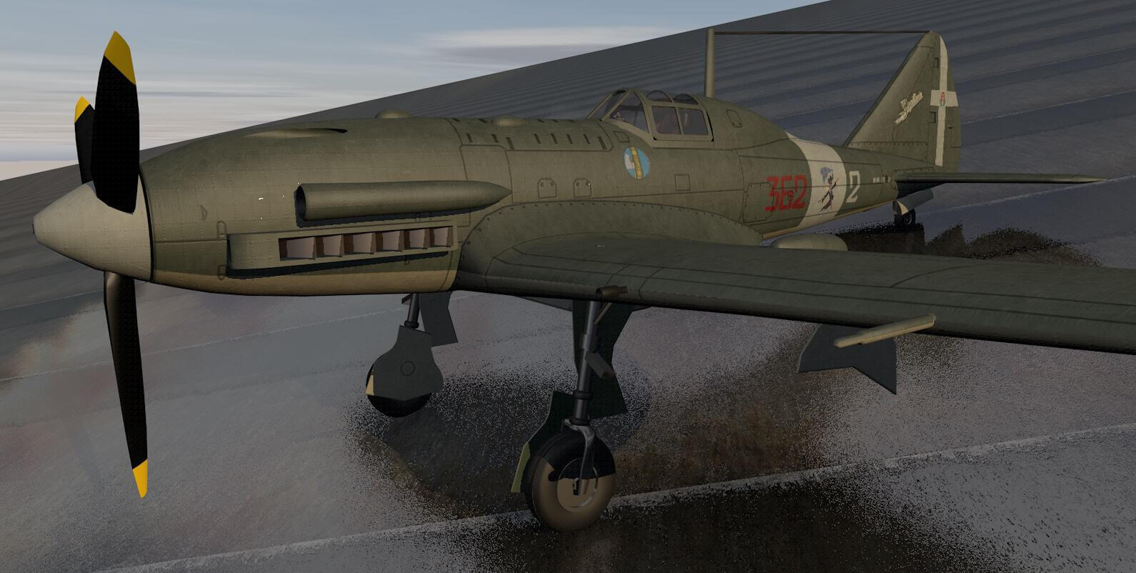 Reggiane Re-2005 Sagittario 3D Model by ChipBassChaos