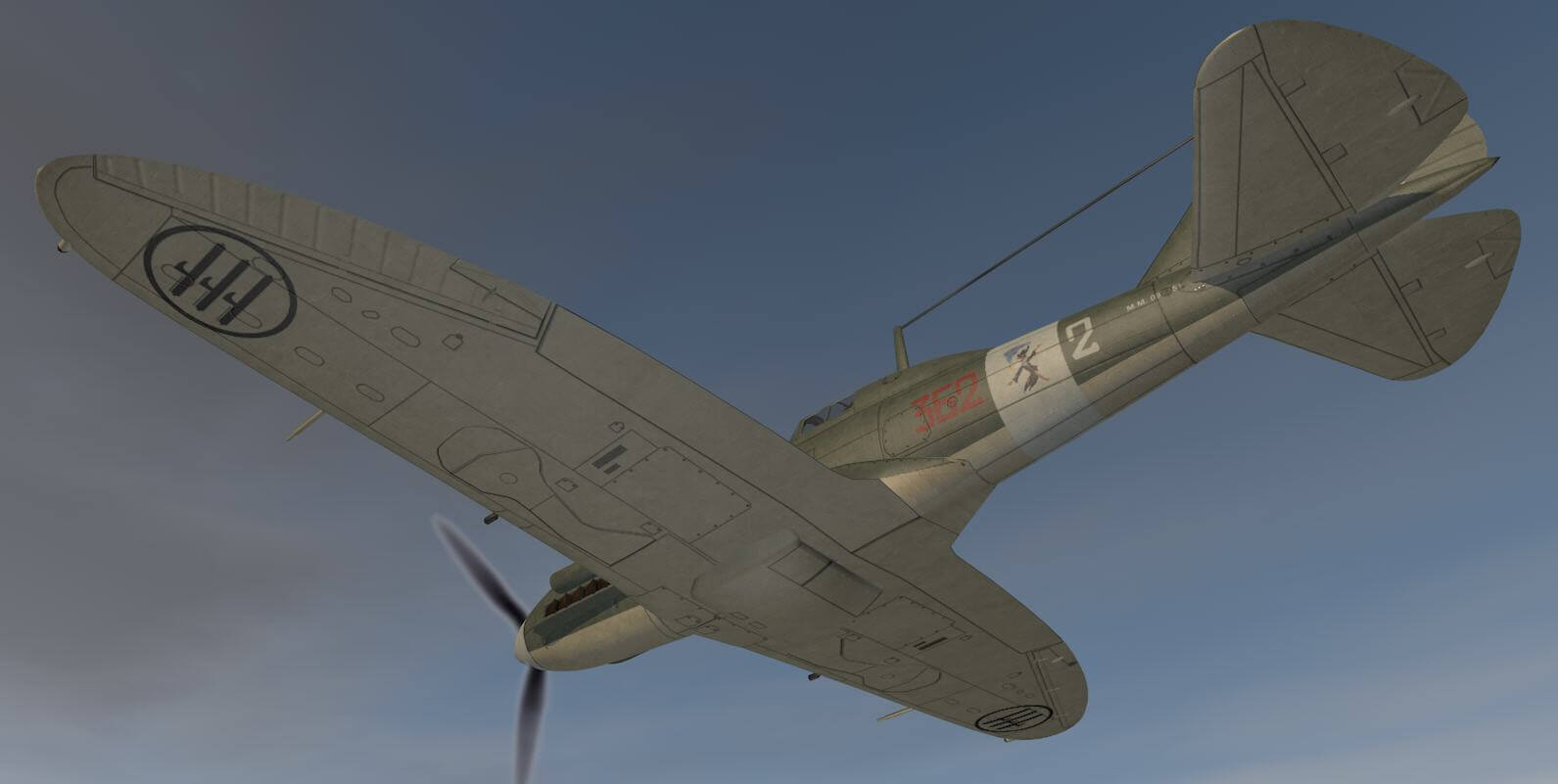 Reggiane Re-2005 Sagittario 3D Model by ChipBassChaos