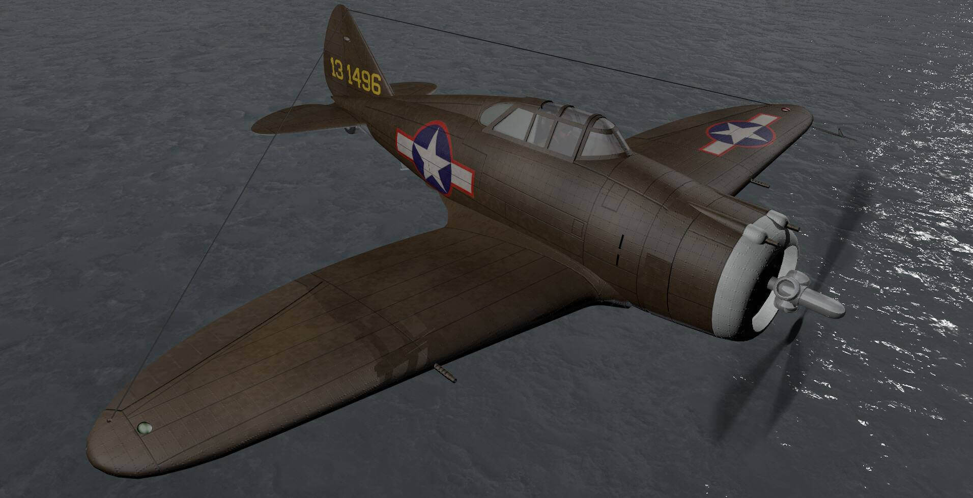 Republic P-43 Lancer 3D Model by ChipBassChaos