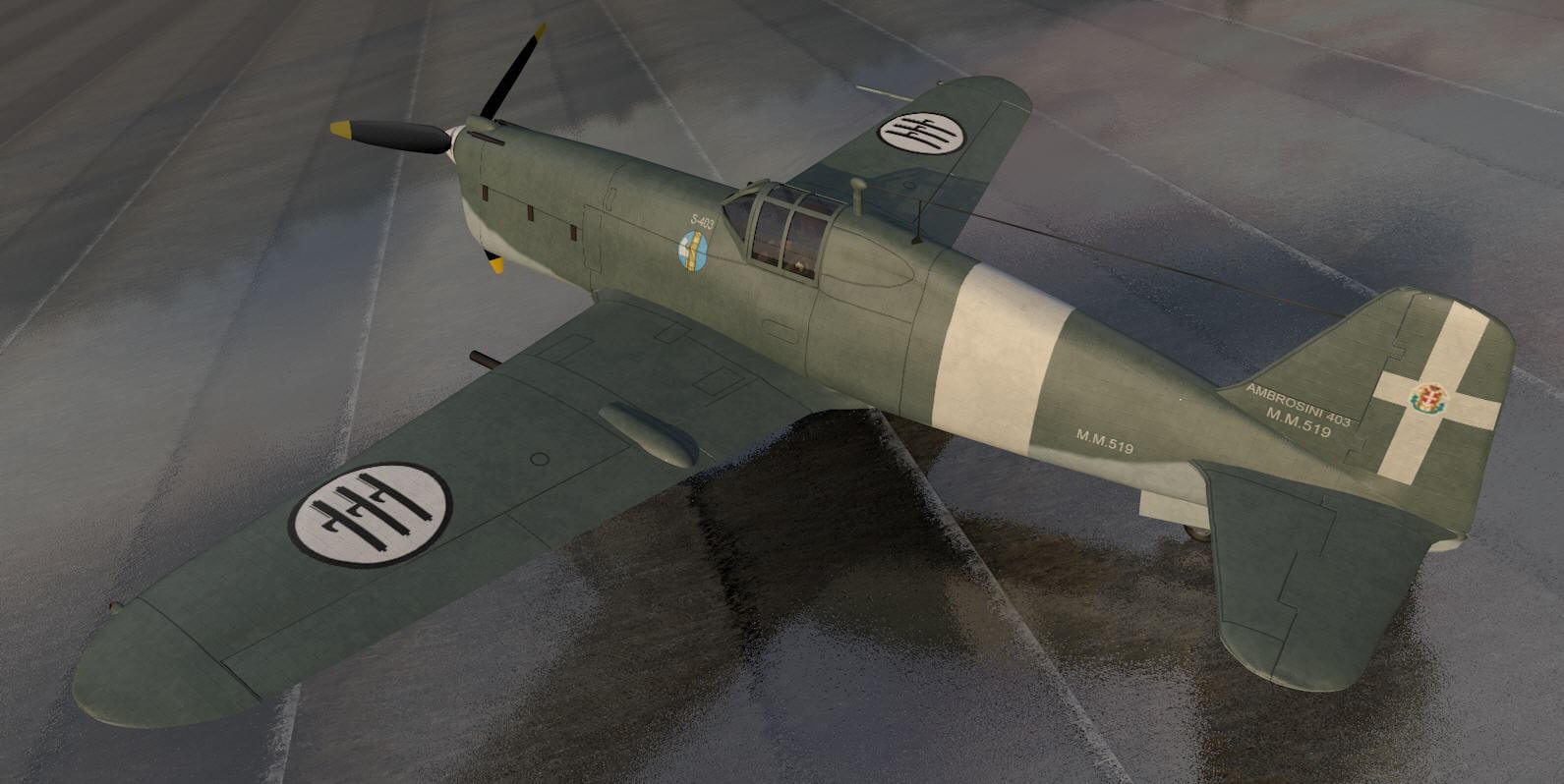 Sai Ambrosini S-403 Dardo 3D Model by ChipBassChaos
