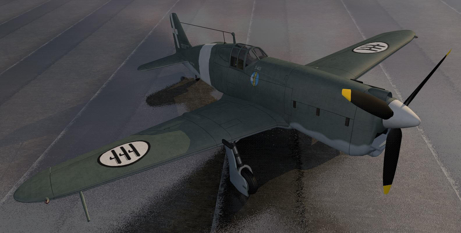 Sai Ambrosini S-403 Dardo 3D Model by ChipBassChaos