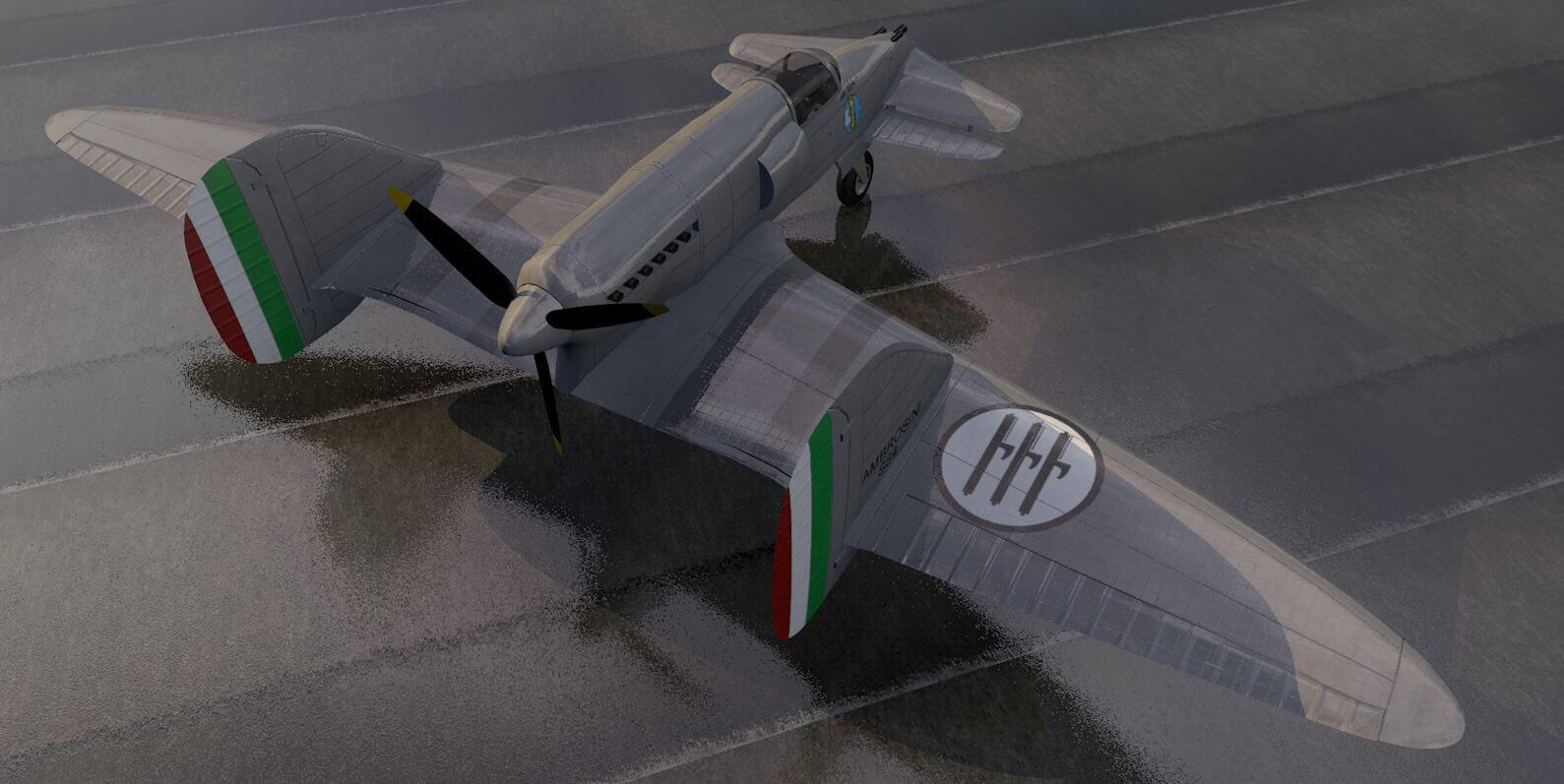 Sai Ambrosini SS4 3D Model by ChipBassChaos