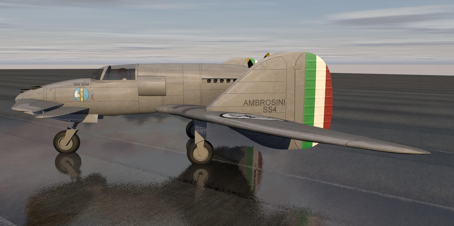 Sai Ambrosini SS4 3D Model by ChipBassChaos