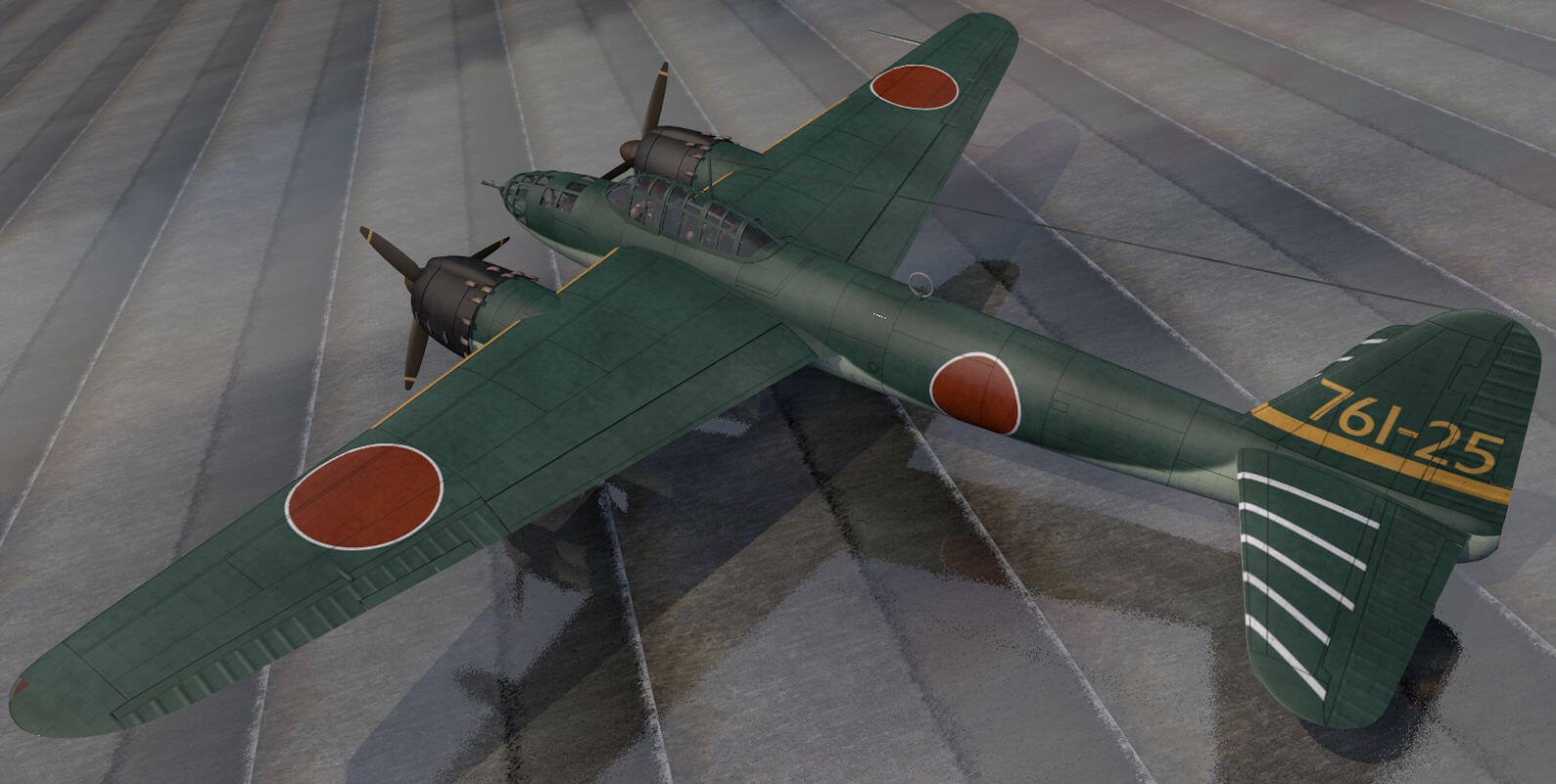 Yokosuka P1Y1 Ginga (Frances) 3D Model by ChipBassChaos