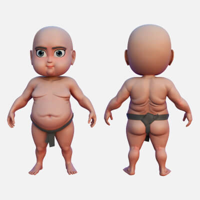Chibi Fat Sumo
