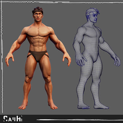 Stylized Basemesh Male