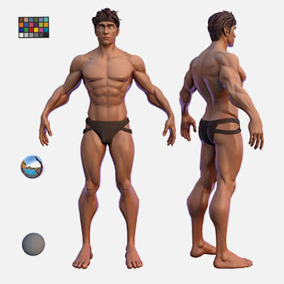Muscle Male Basemesh