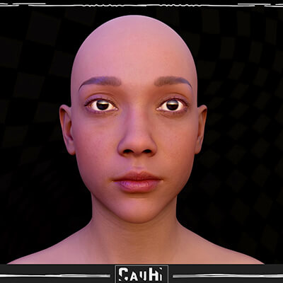 Realistic Character Female Asia