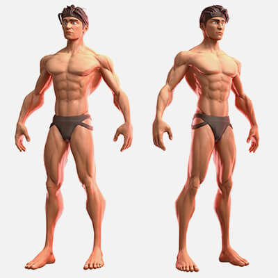 Skinny Muscle Man