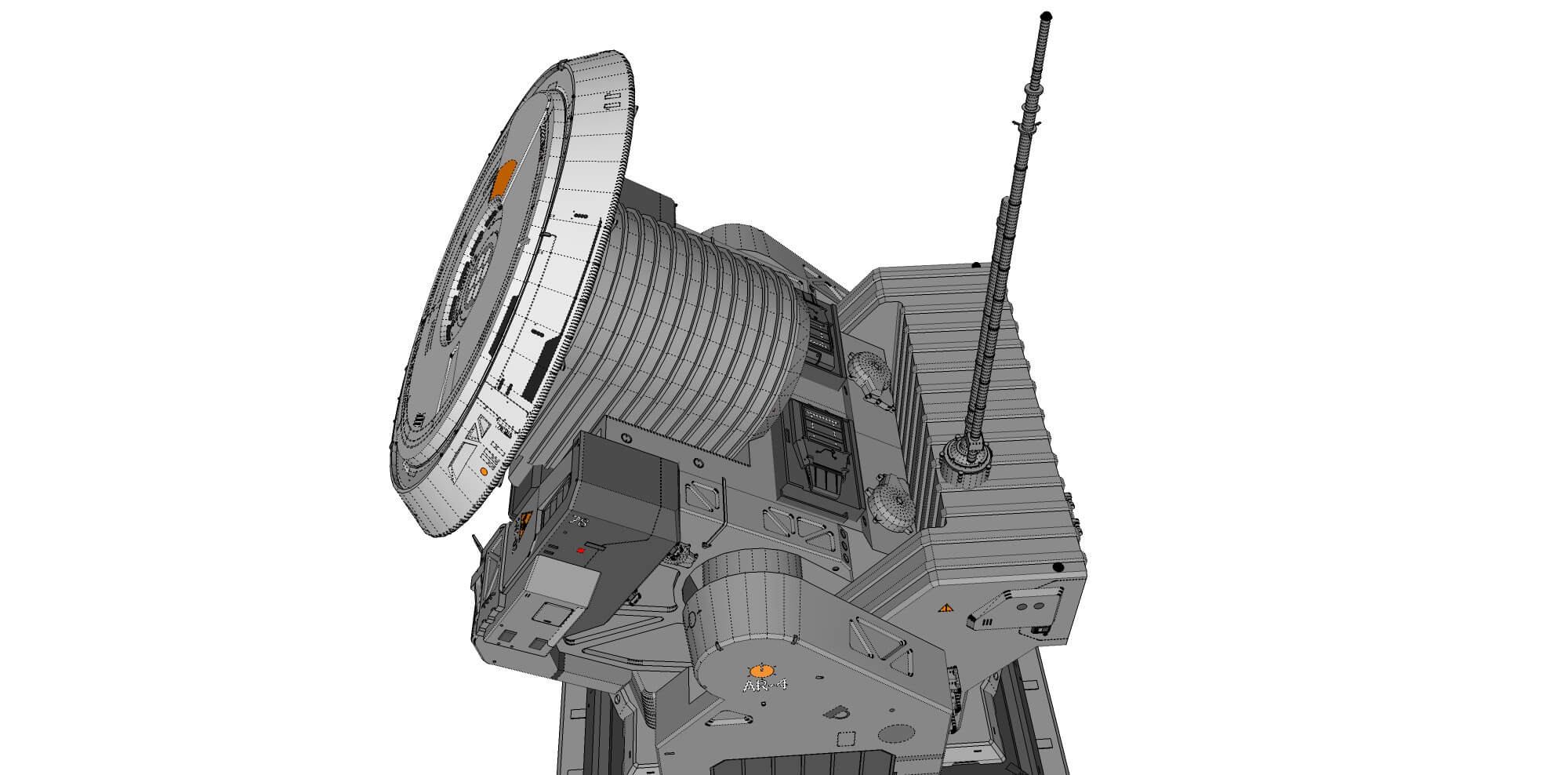 Antenna Locator 2 3D Model by Chtazi