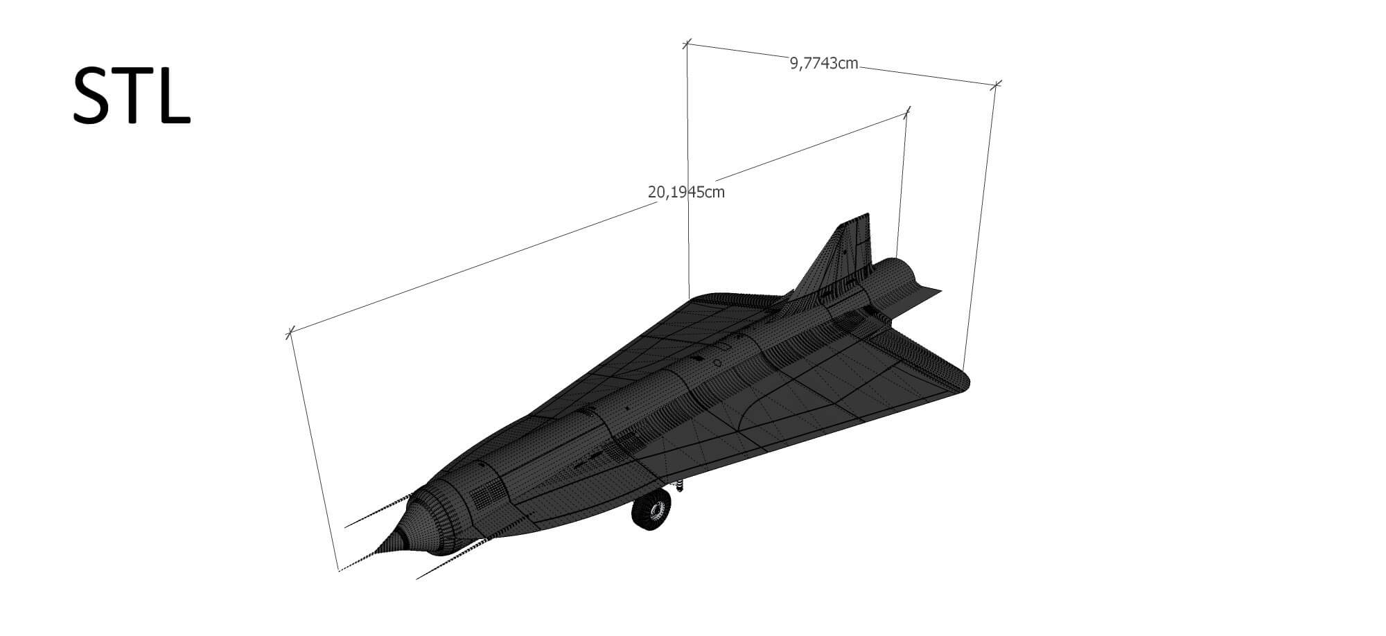 Lockheed D21 3D Model by Chtazi