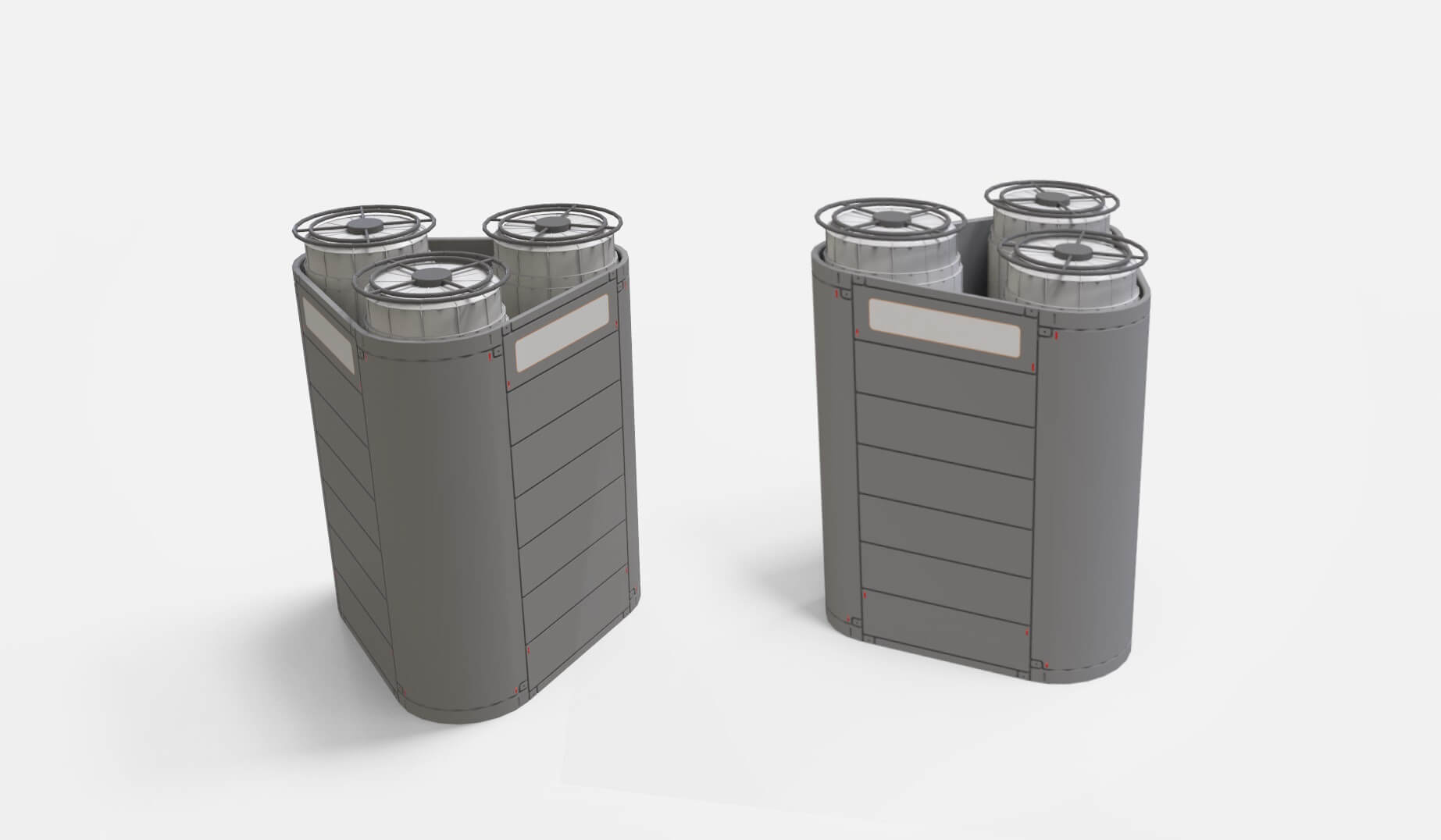 Sci-Fi Architecture Kitbash 2 3D Model by Chtazi