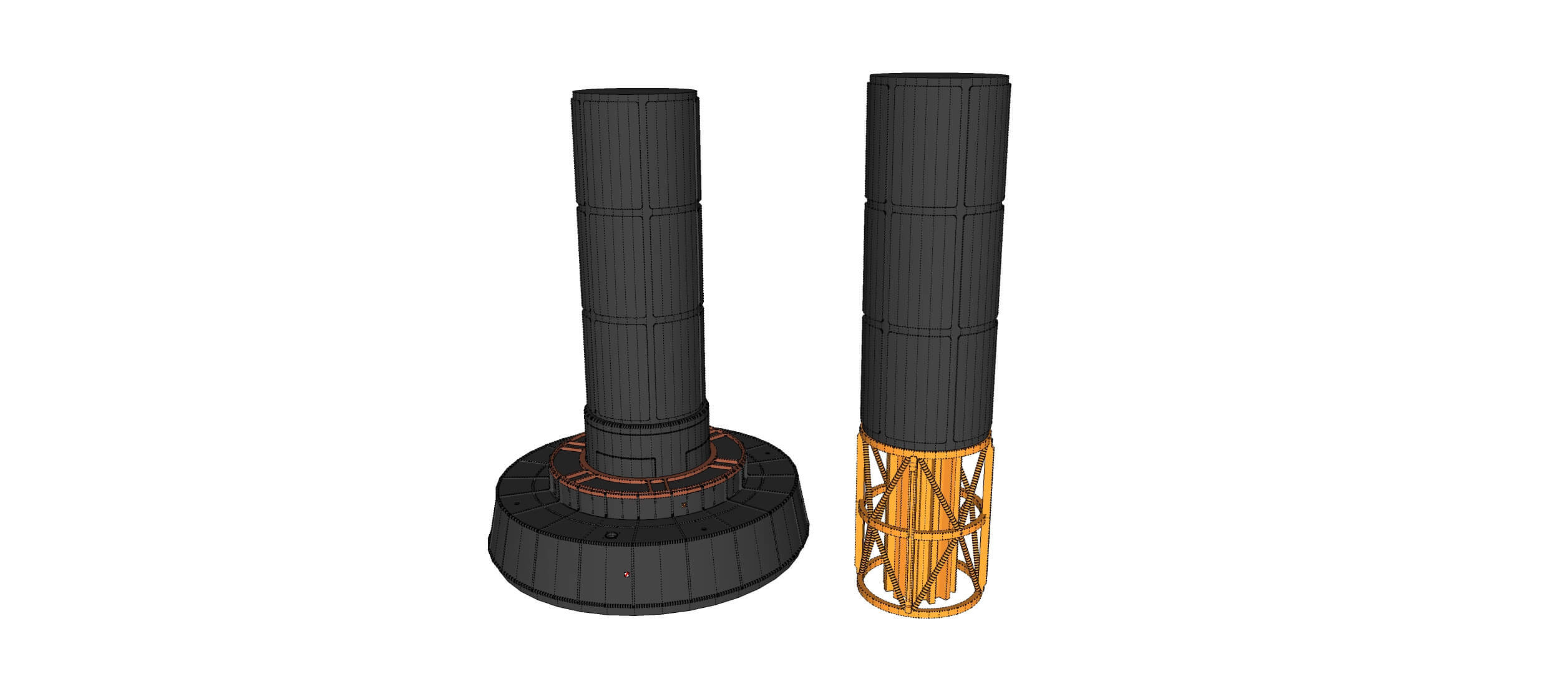 Sci-Fi Architecture Kitbash 2 3D Model by Chtazi