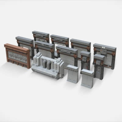 Sci-Fi Architecture Kitbash 20
