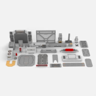 Sci-Fi Architecture Kitbash 21