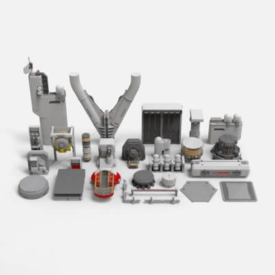 Sci-Fi Architecture Kitbash 50