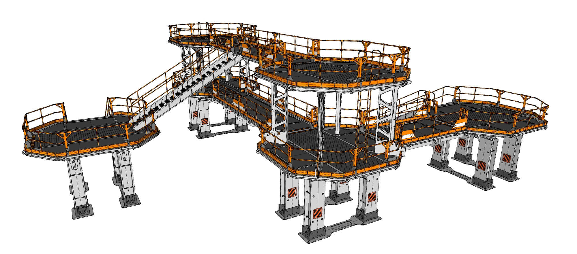 Sci-Fi Modular Environment 9 3D Model by Chtazi