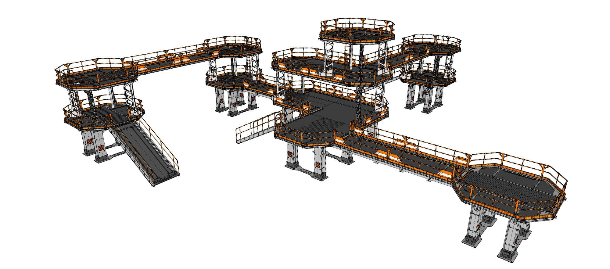 Sci-Fi Modular Environment 9 3D Model by Chtazi