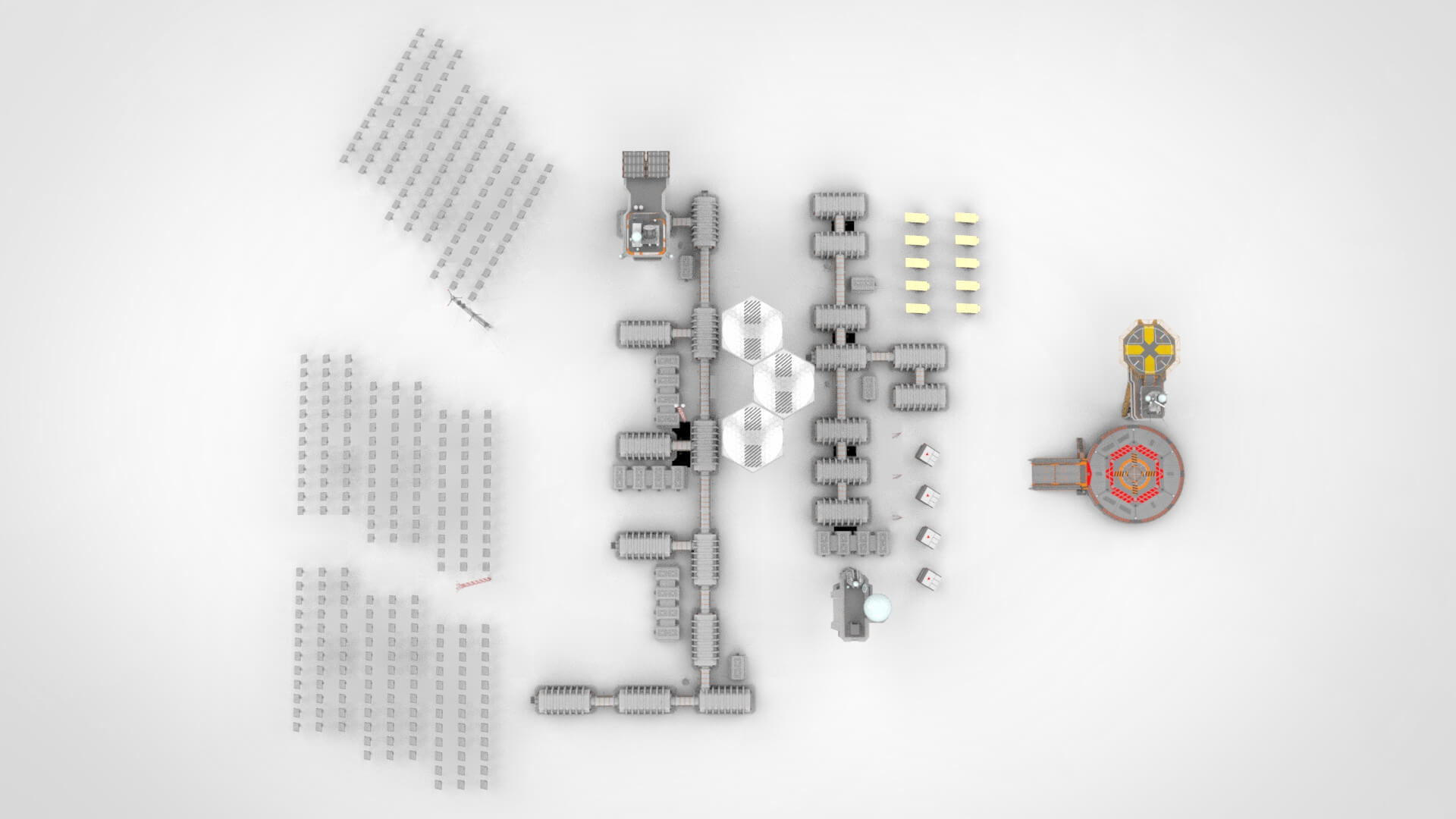 Sci Fi Outpost - 3D Model by Chtazi