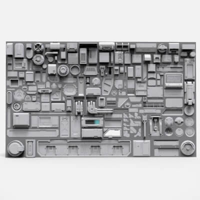 Sci Fi Trim Sheets 8