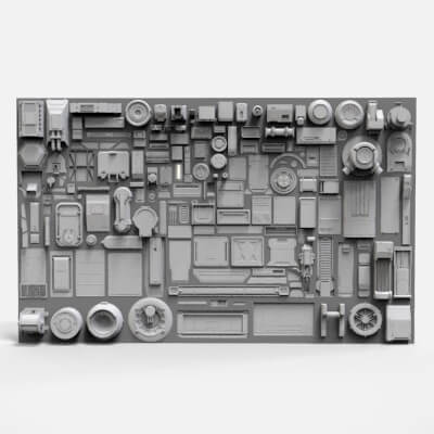 Sci Fi Trim Sheets 9