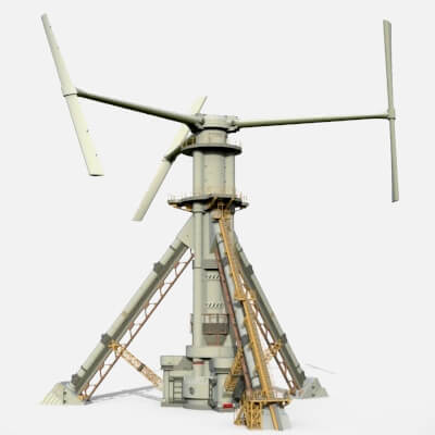 Sci-Fi Wind Turbine 5 by Chtazi