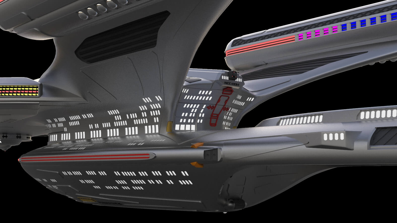 Star Trek USS Enterprise Ncc 1701 F 3D Model by Chtazi