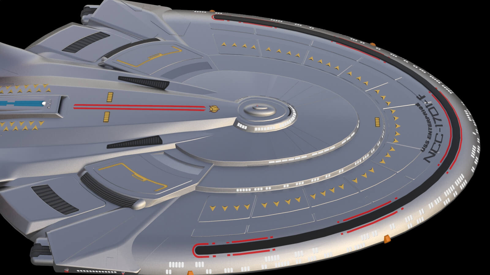 Star Trek USS Enterprise Ncc 1701-F 3D Model by Chtazi