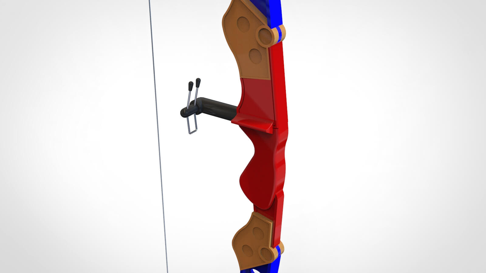 Toy Bow and Arrow Dart Playset 3D Model by Chtazi