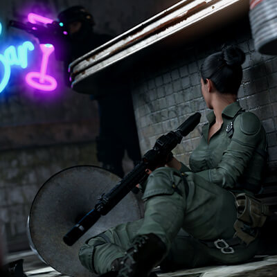 CC Navy SEAL Combat Poses for NGR - G8M G8F and G9 by Circles