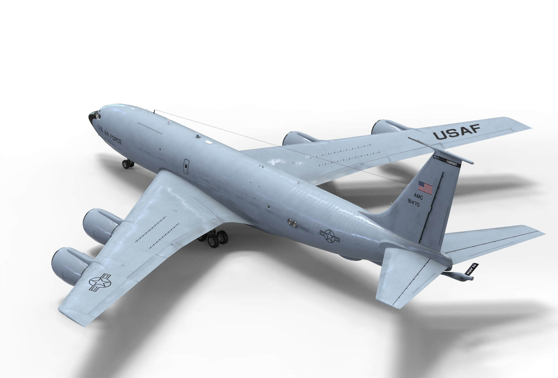 Boeing KC135 Stratotanker 3D Model by citizensnip