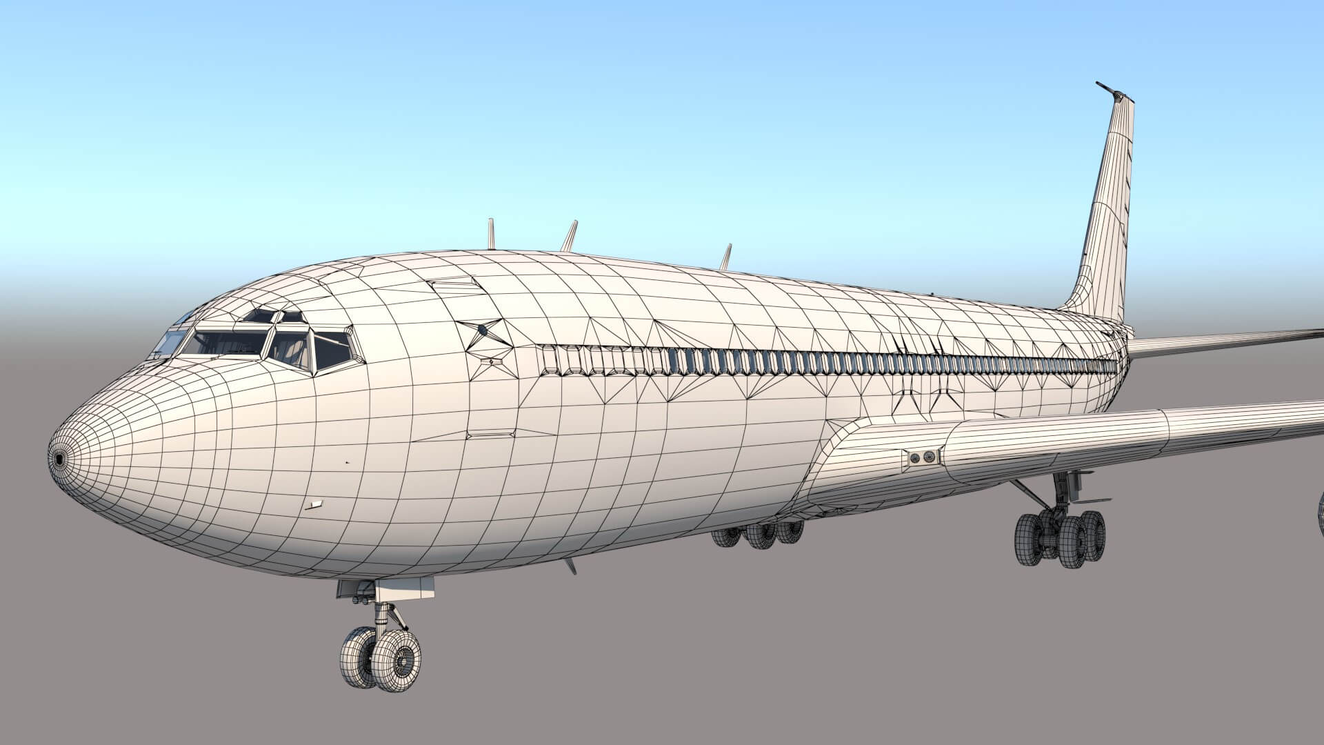 S 1 144 Minicraft VC-137C Freedom One Aircraft - First Airlift