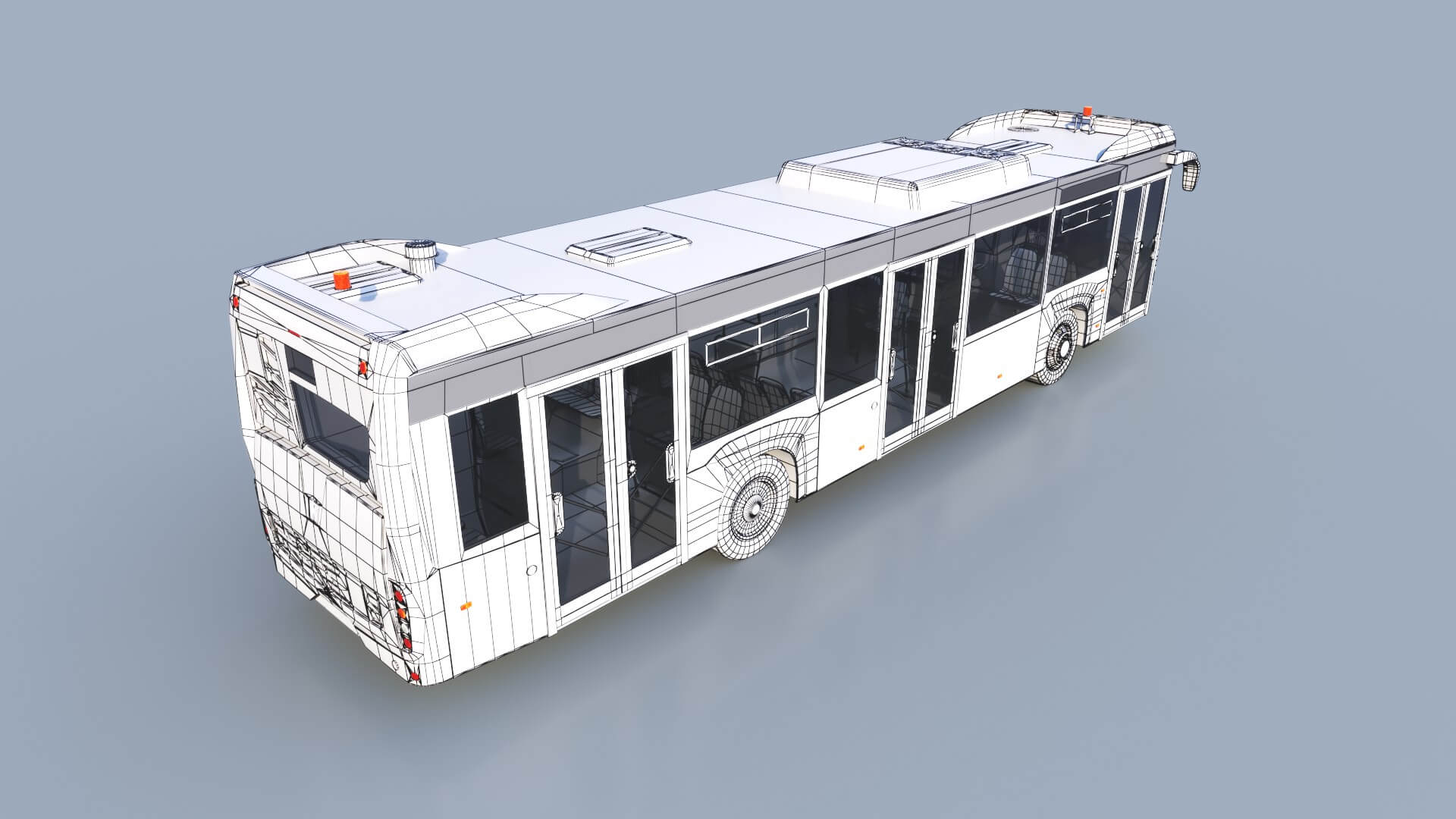 Bus Nefaz 5299 - 3D Model by citizensnip