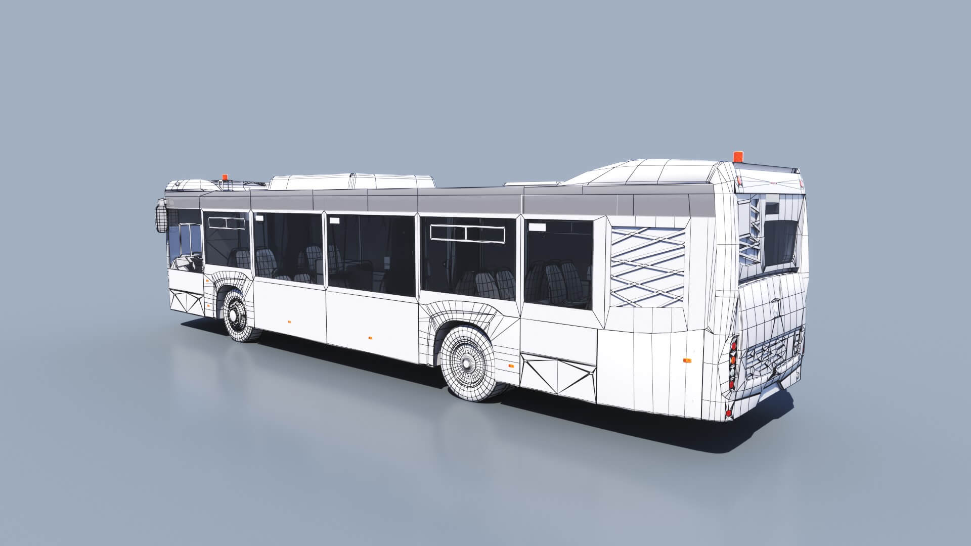 Bus Nefaz 5299 - 3D Model by citizensnip