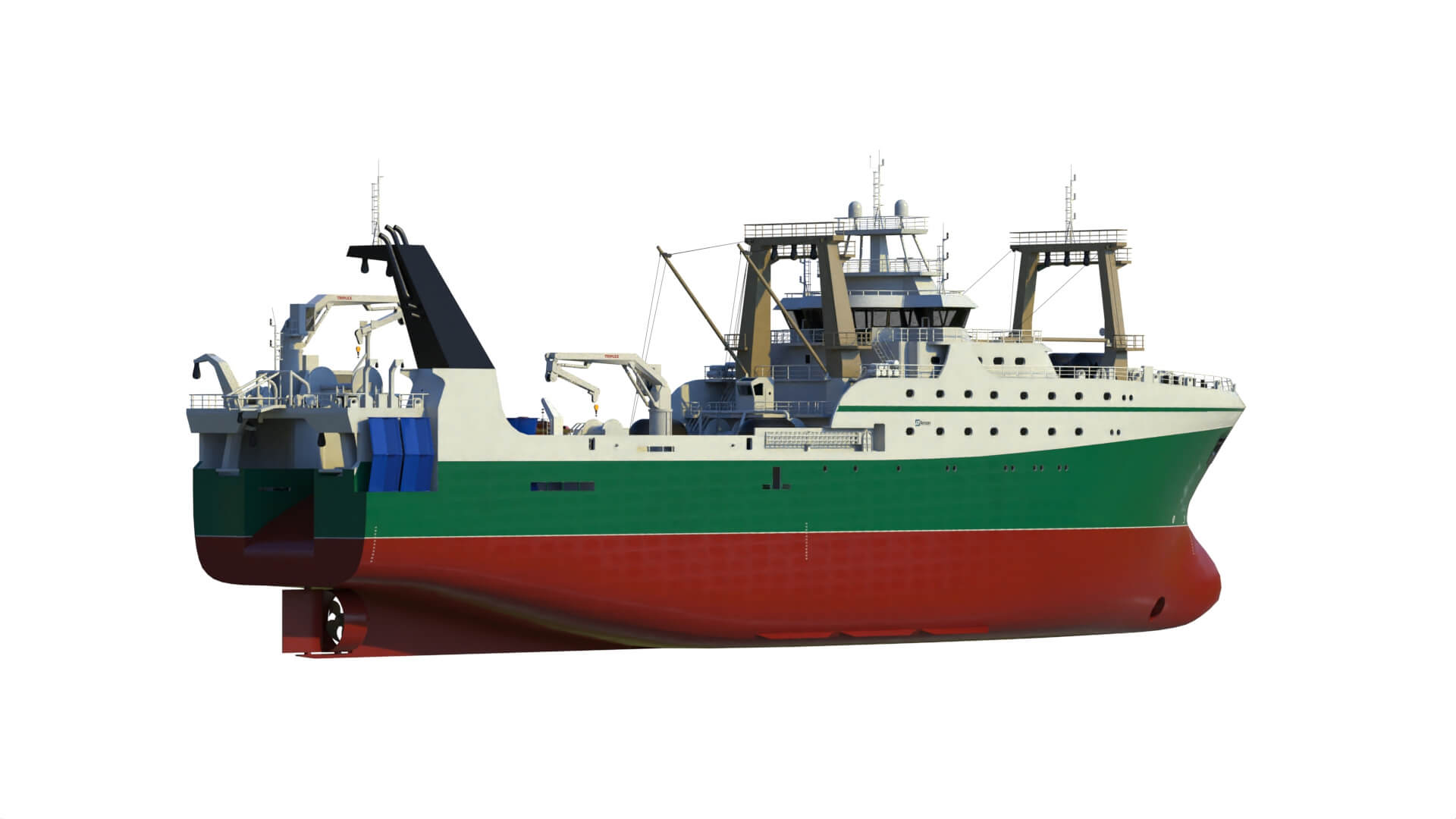 Fishing Trawler 3D Model by citizensnip