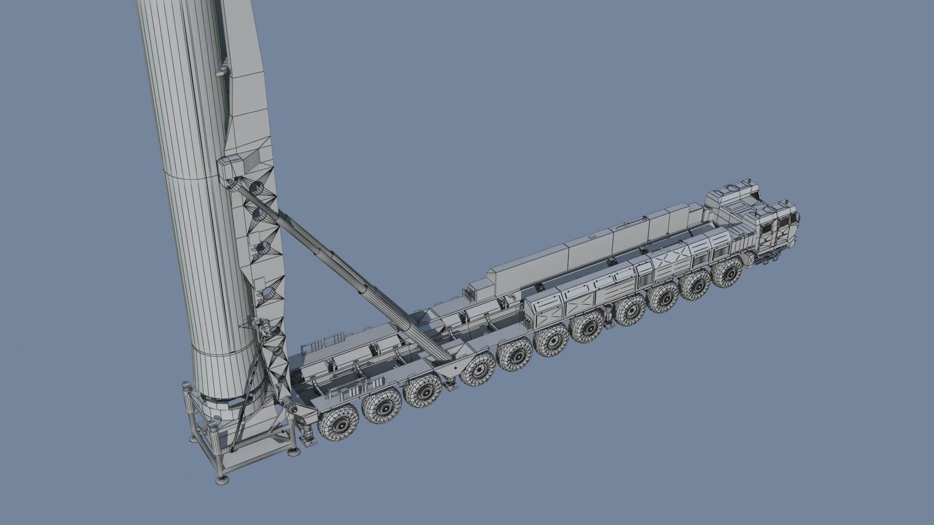 Hwasong 17 Missile Launcher 3D Model by citizensnip