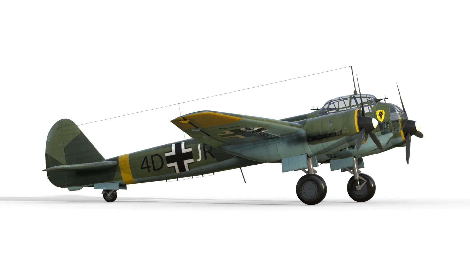 Junkers Ju 88 Bomber 3D Model by citizensnip