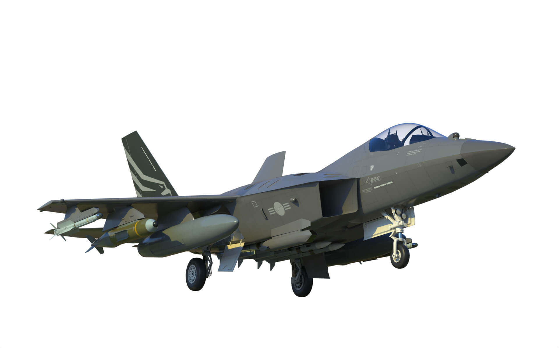 KAI KF21 Boramae 3D Model by citizensnip