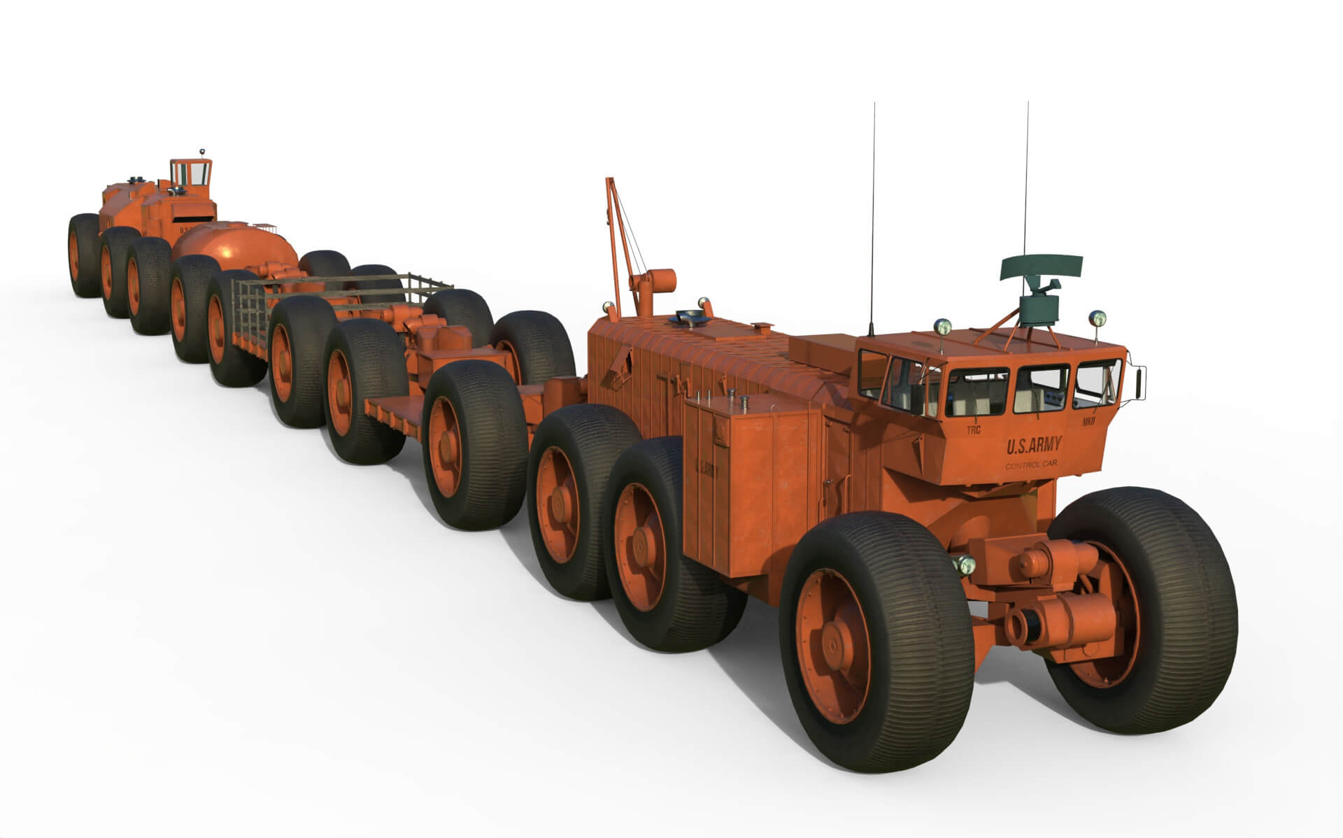 Letourneau TC479 Mark 2 Overland Train 3D Model by citizensnip