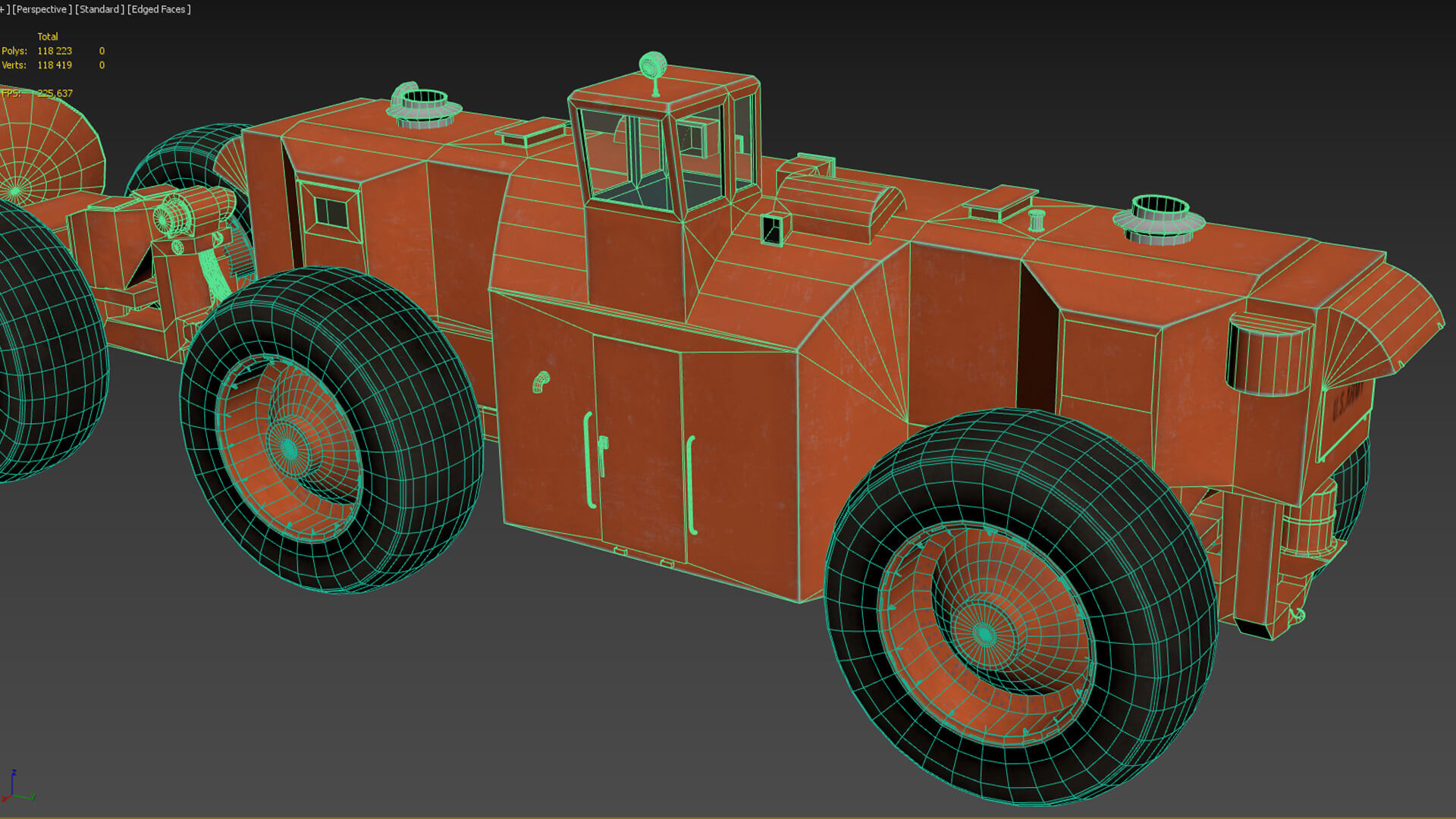 Letourneau TC479 Mark 2 Overland Train 3D Model by citizensnip