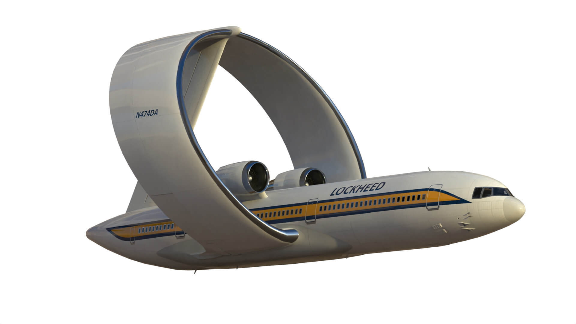 Lockheed Ring Wing Airliner 3D Model by citizensnip