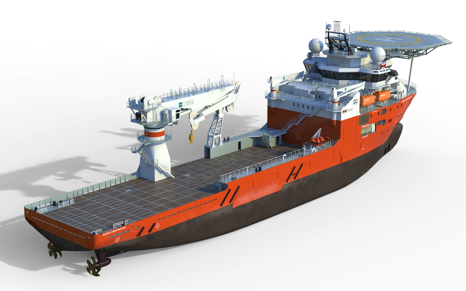 Offshore Platform Supply Vessel - 3D Model by citizensnip