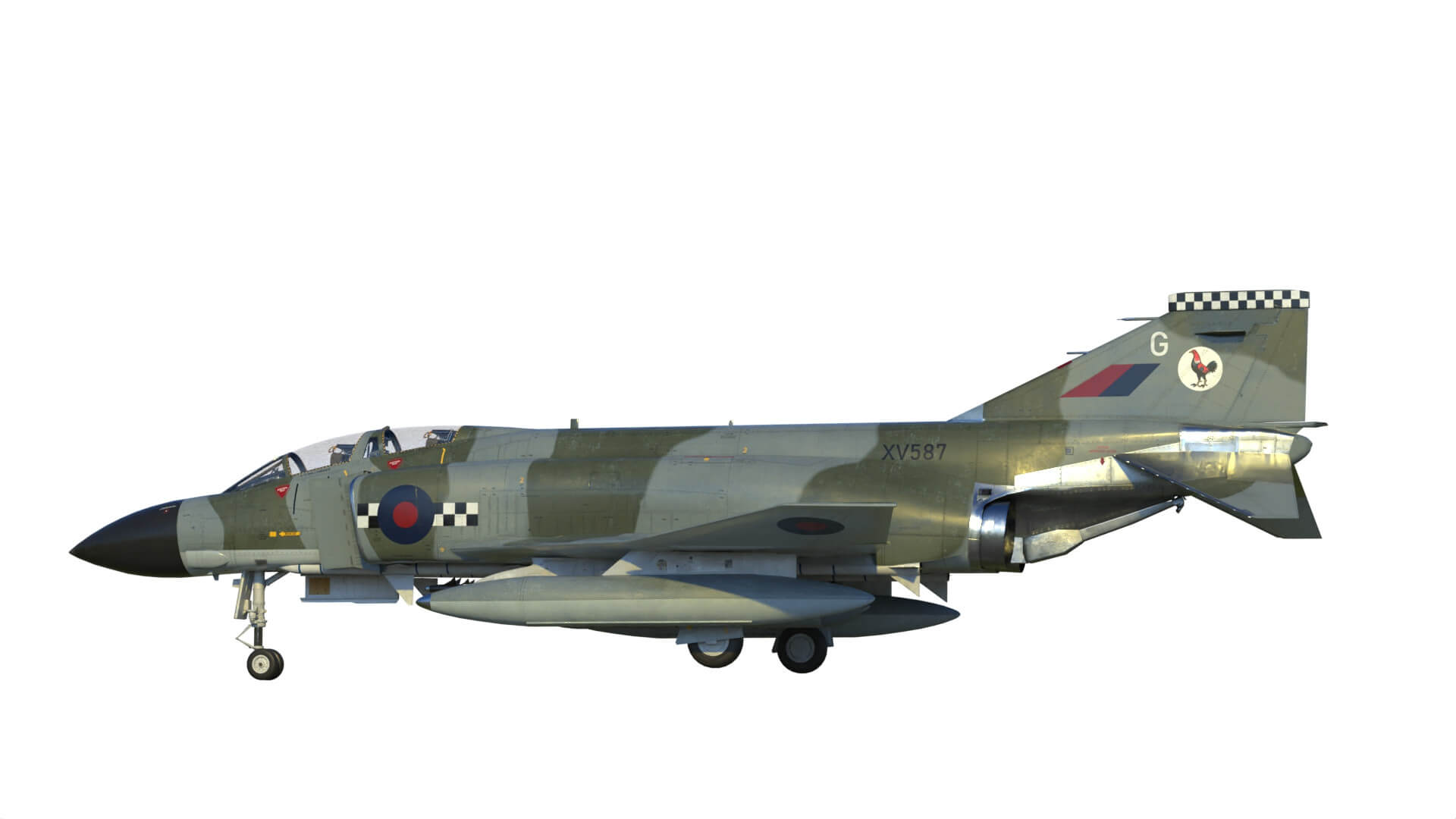 Phantom Fgr 2 F-4M 3D Model by citizensnip
