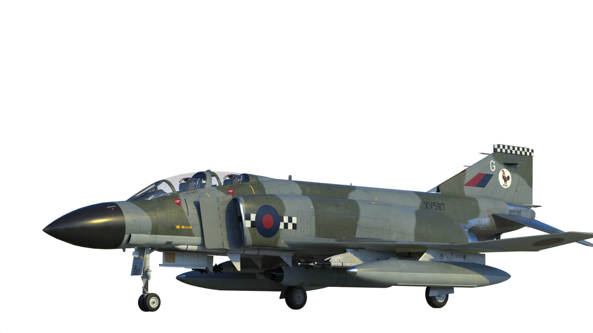 Phantom Fgr 2 F-4M 3D Model by citizensnip