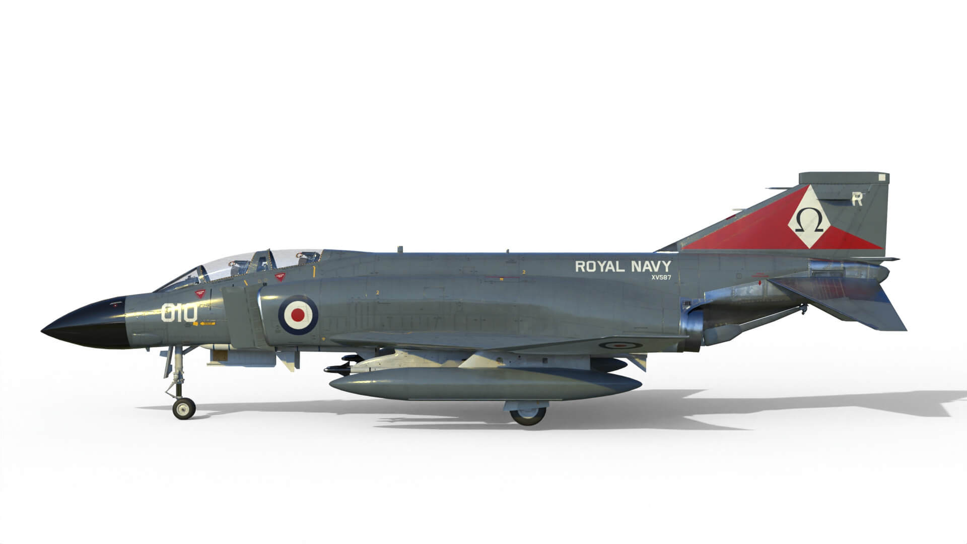 Phantom Fgr 2 F-4M 3D Model by citizensnip