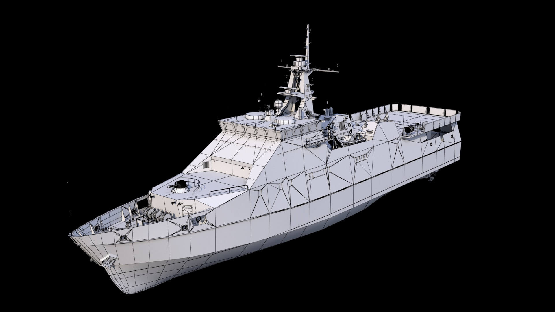 Project 22460 RubinClass Patrol Boat 3D Model by citizensnip