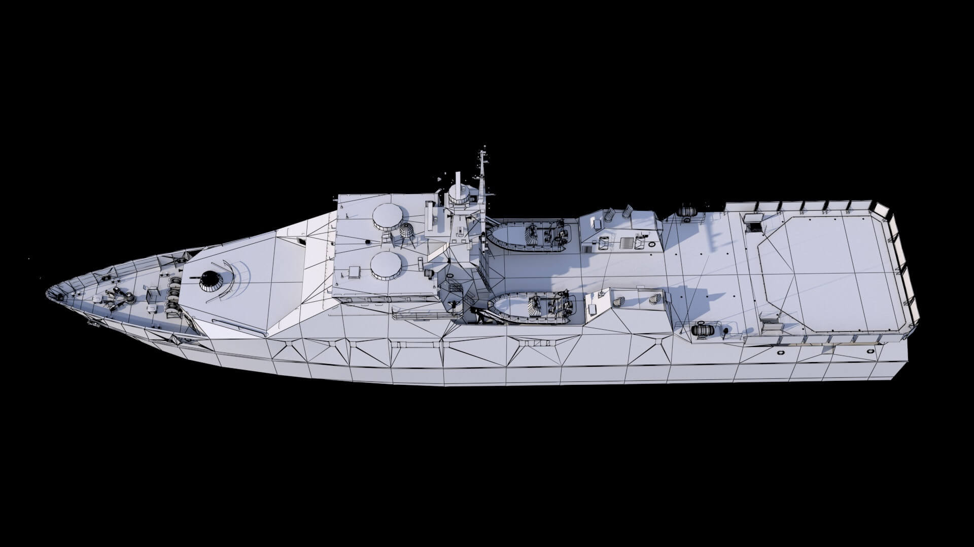 Project 22460 RubinClass Patrol Boat 3D Model by citizensnip